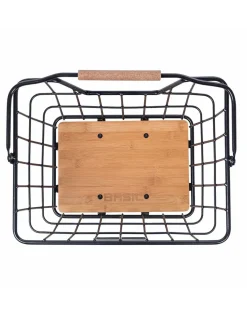 Basil Panier Nordland, Avant ou Arrière, Noir