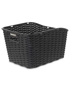 Basil Weave WP,  Panier arrière, Noir