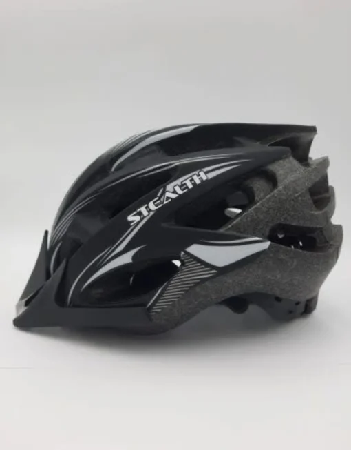 BBC Casque Stealth Noir Mat-Argent