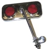 Damco Miroir Chrome 2 Déflecteurs